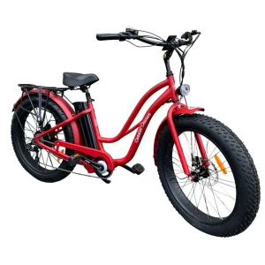 COASTAL CRUISER - 750W FAT TIRE CRUISER STEP THRU 26X4 ELECTRIC BIKE